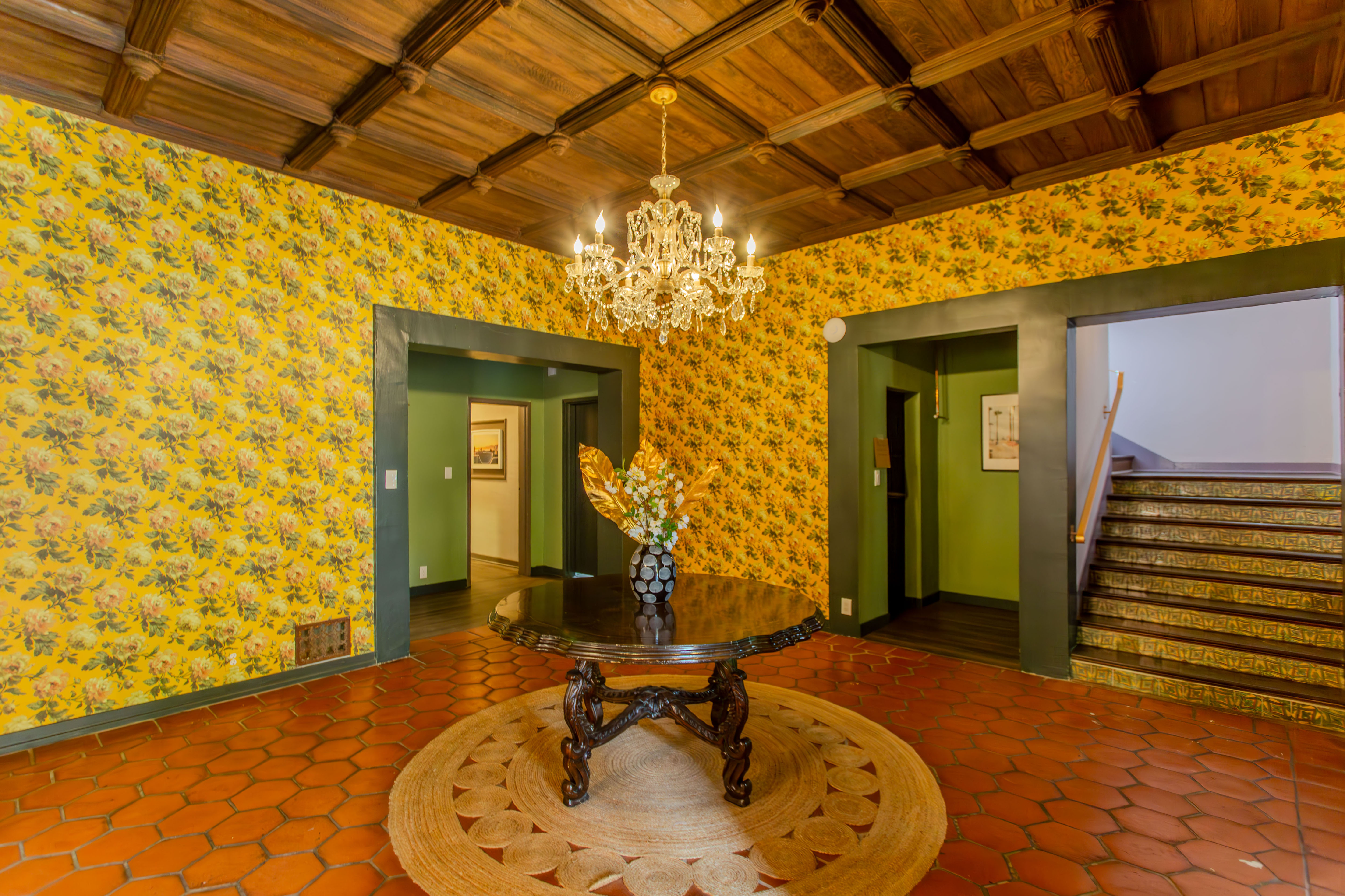 Entry lobby staircase